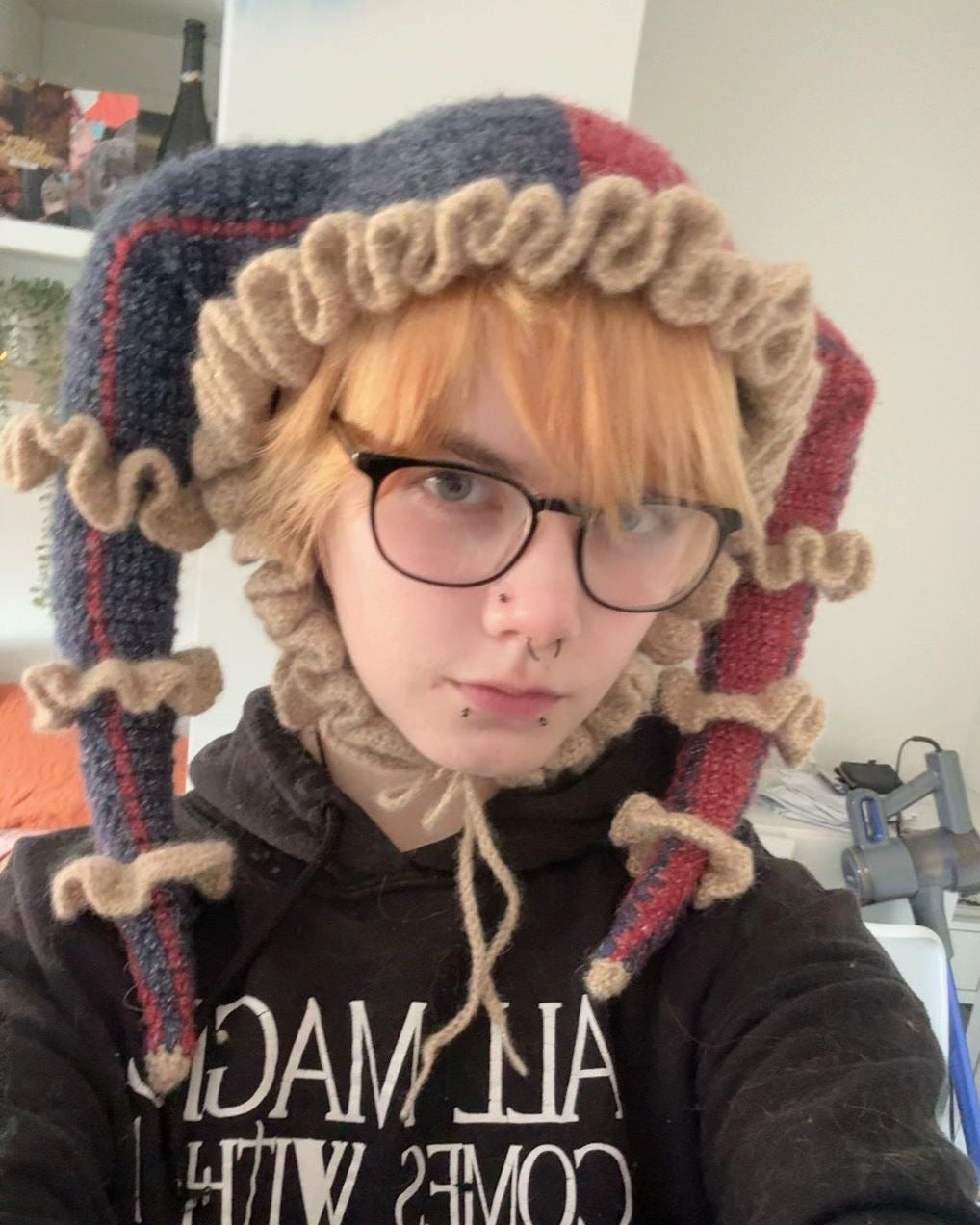 Bouncy Jester Hat Pattern - PDF