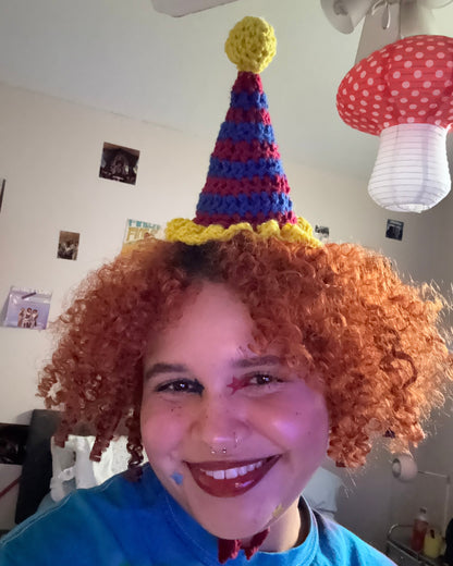 Birthday Clown Hat Pattern - PDF