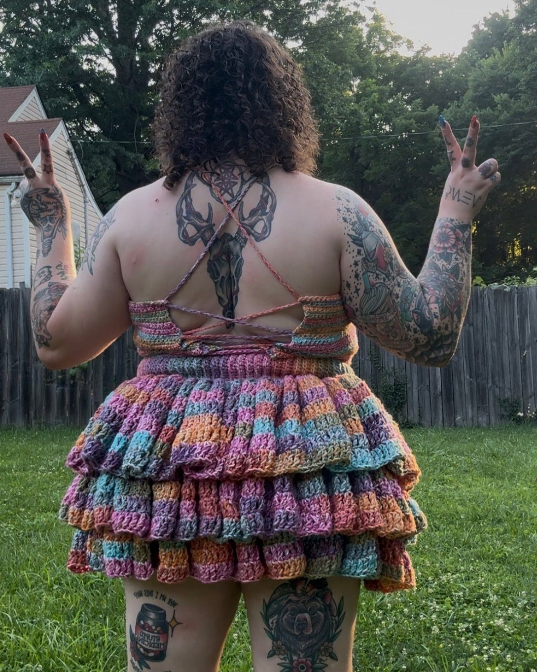 Tiered Ruffle Skirt Pattern - PDF