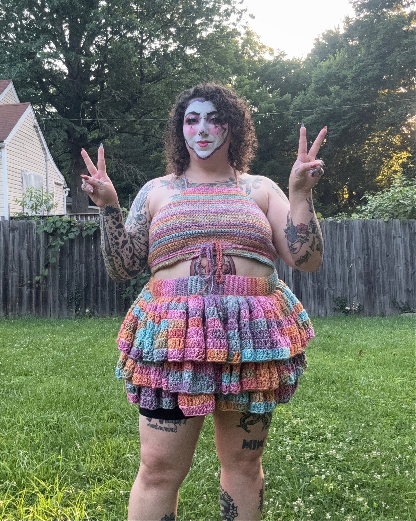 Tiered Ruffle Skirt Pattern - PDF