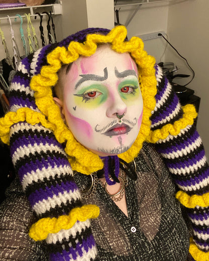 Bouncy Jester Hat Pattern - PDF