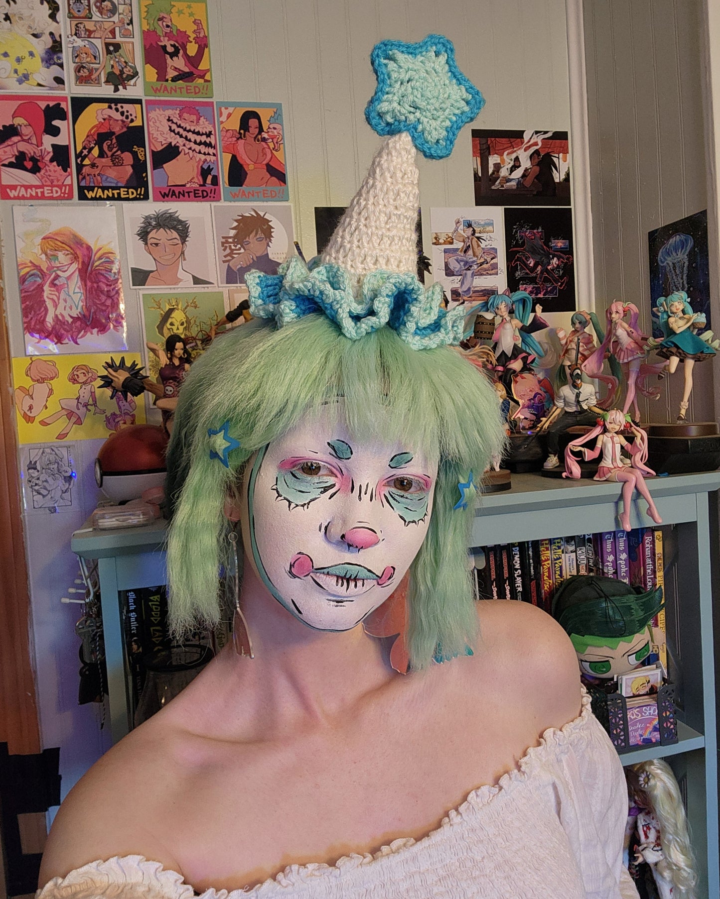 Birthday Clown Hat Pattern - PDF