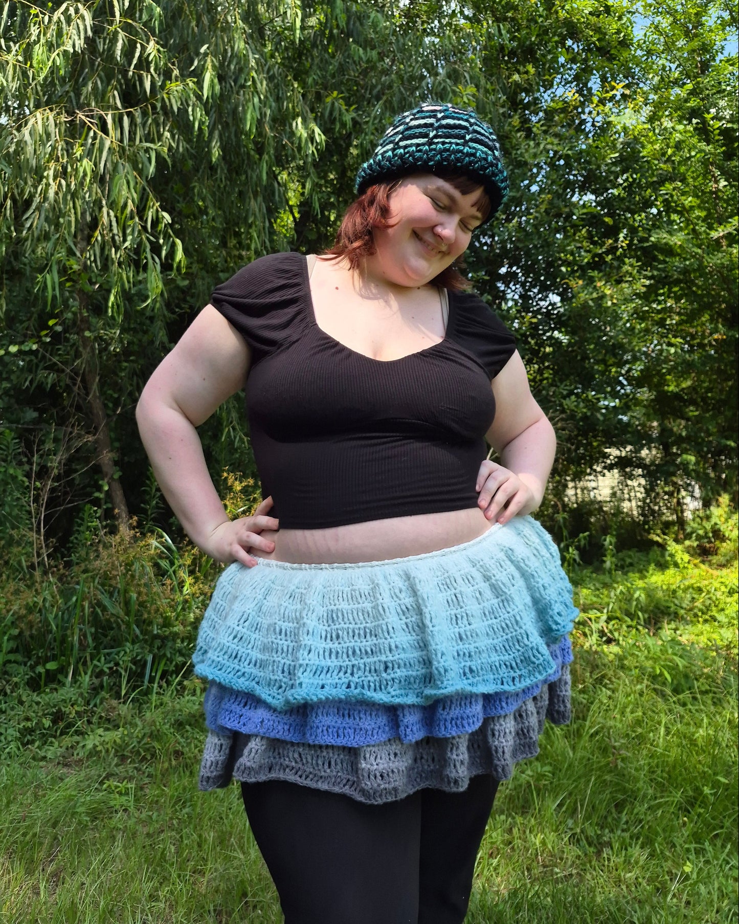 Tiered Ruffle Skirt Pattern - PDF