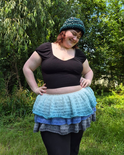 Tiered Ruffle Skirt Pattern - PDF
