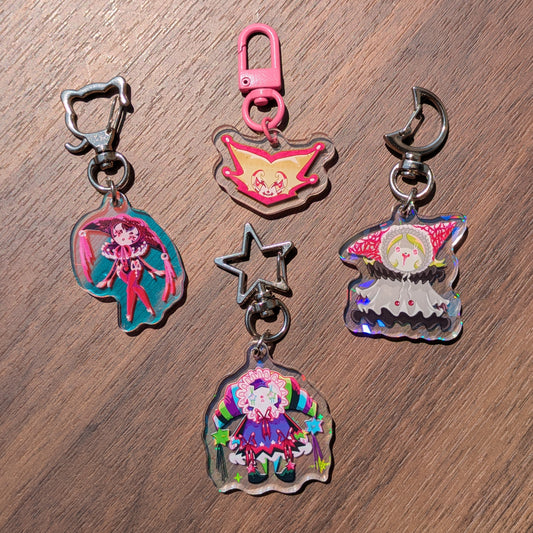 Pocket Clown Keychains