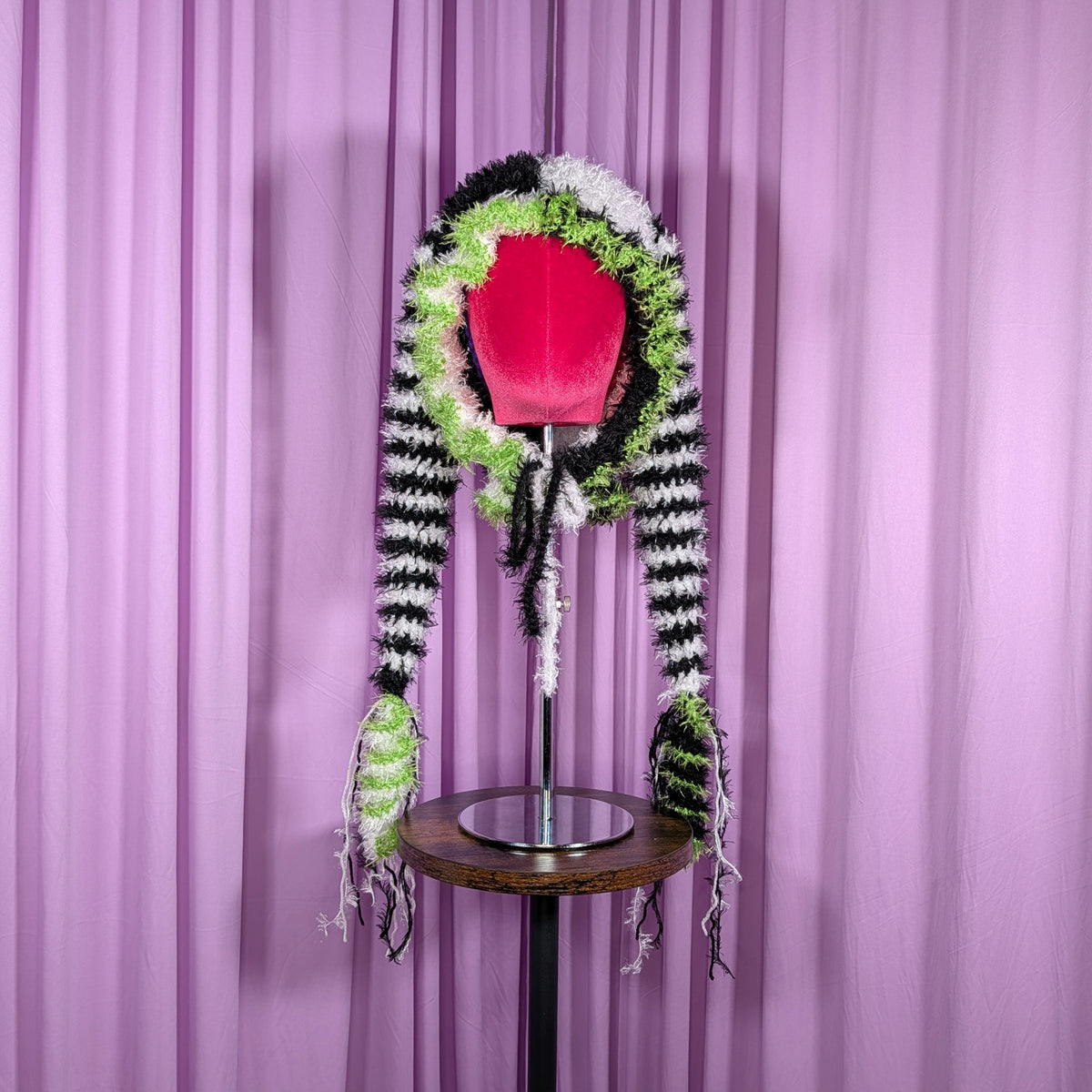 Beetlejuice Fuzzy Jester Hat