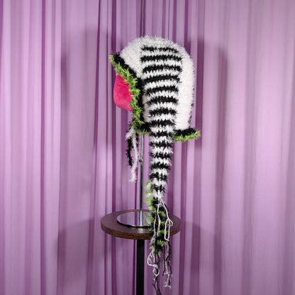 Beetlejuice Fuzzy Jester Hat