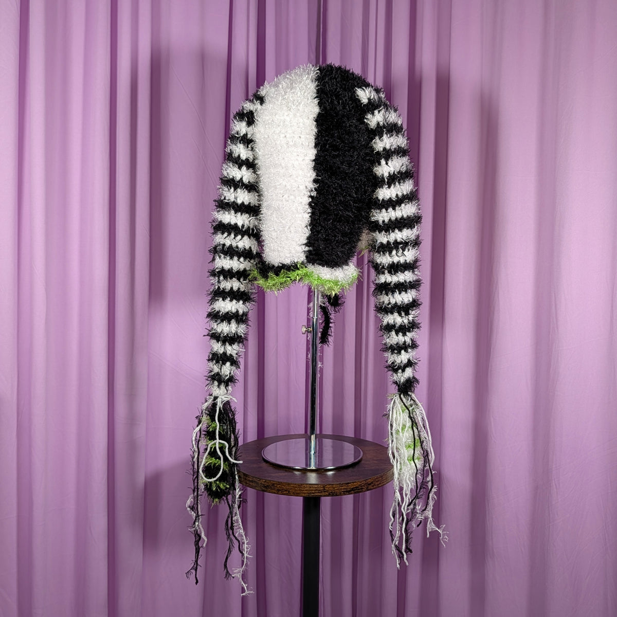 Beetlejuice Fuzzy Jester Hat