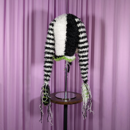 Beetlejuice Fuzzy Jester Hat