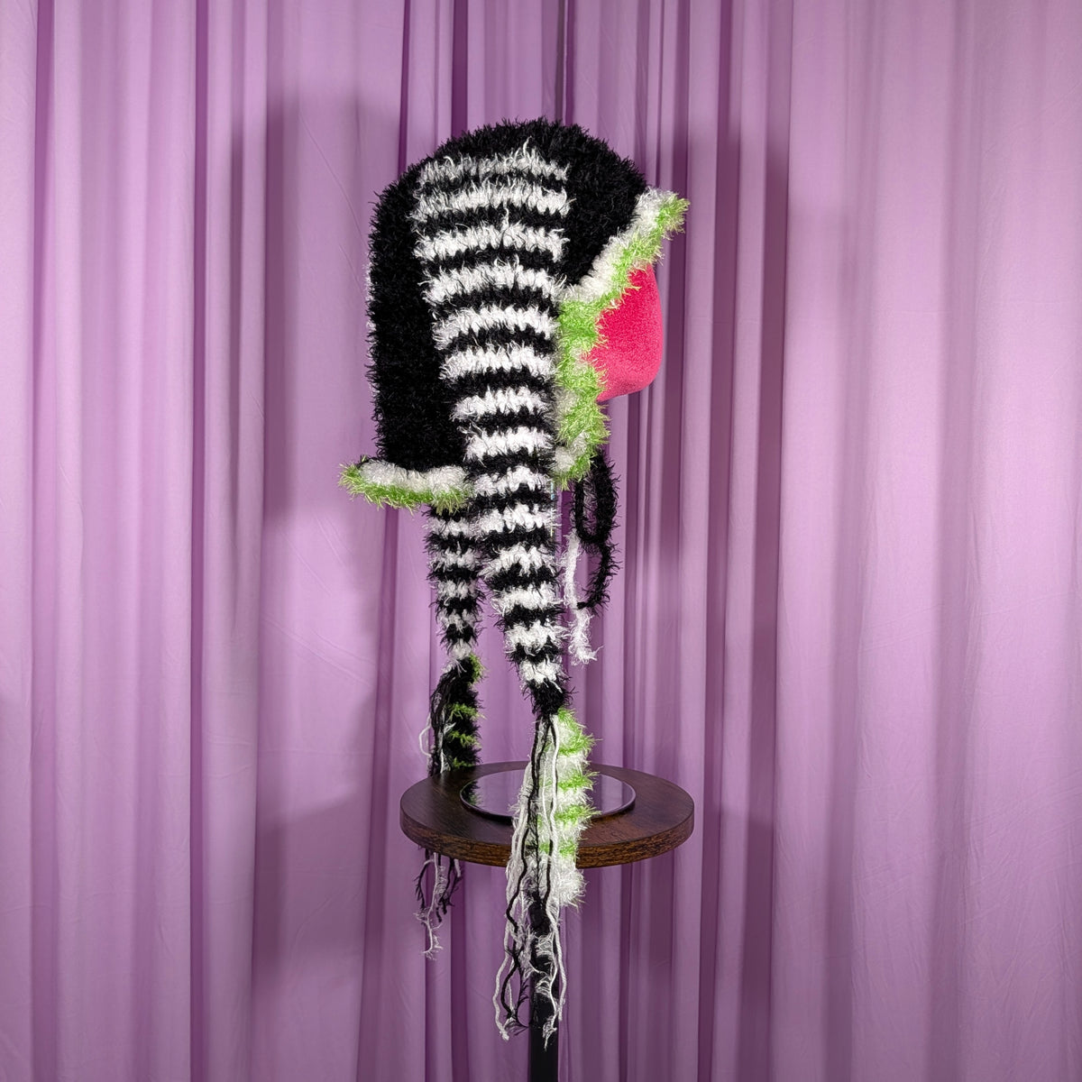 Beetlejuice Fuzzy Jester Hat