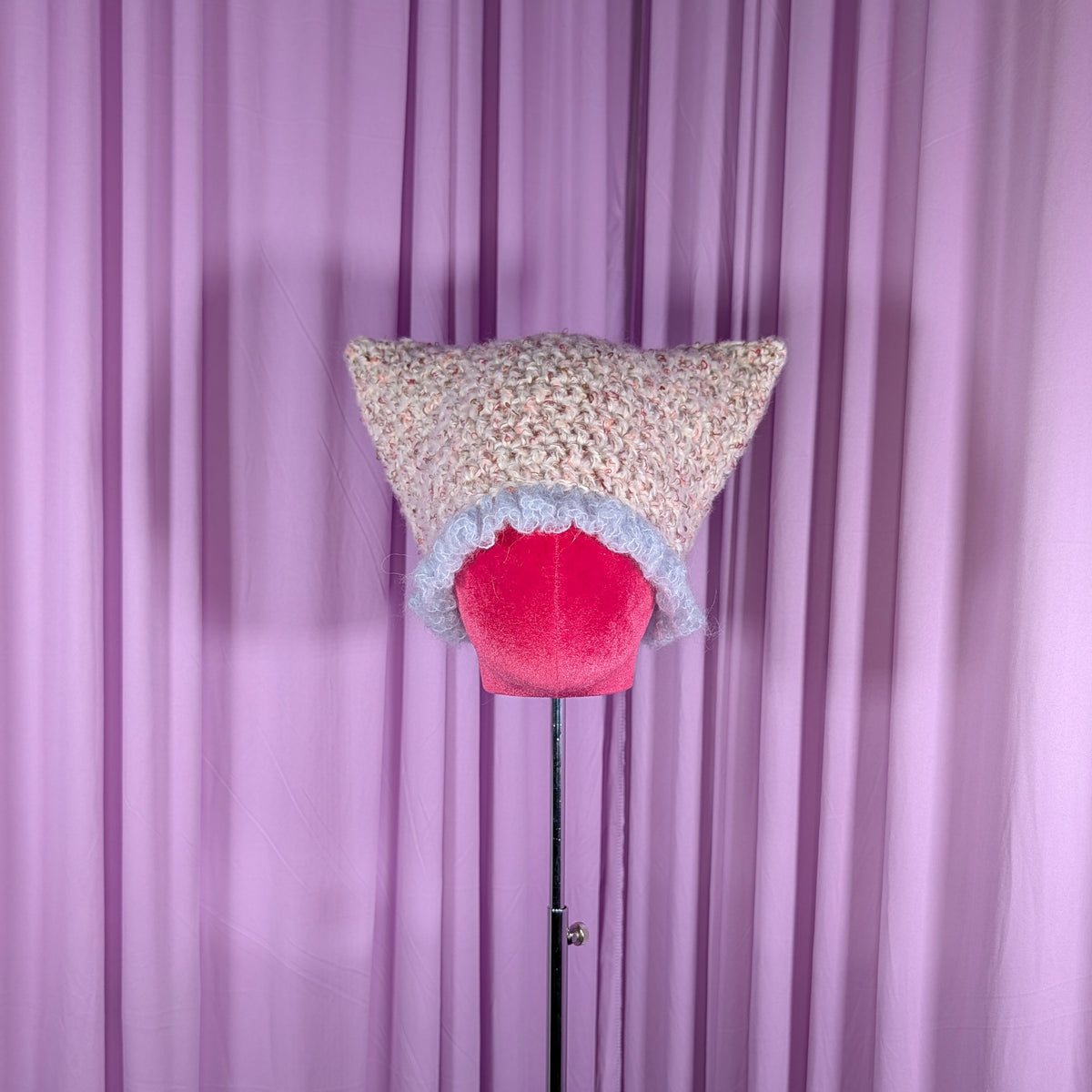 Sweetheart Ruffled Cat Hat