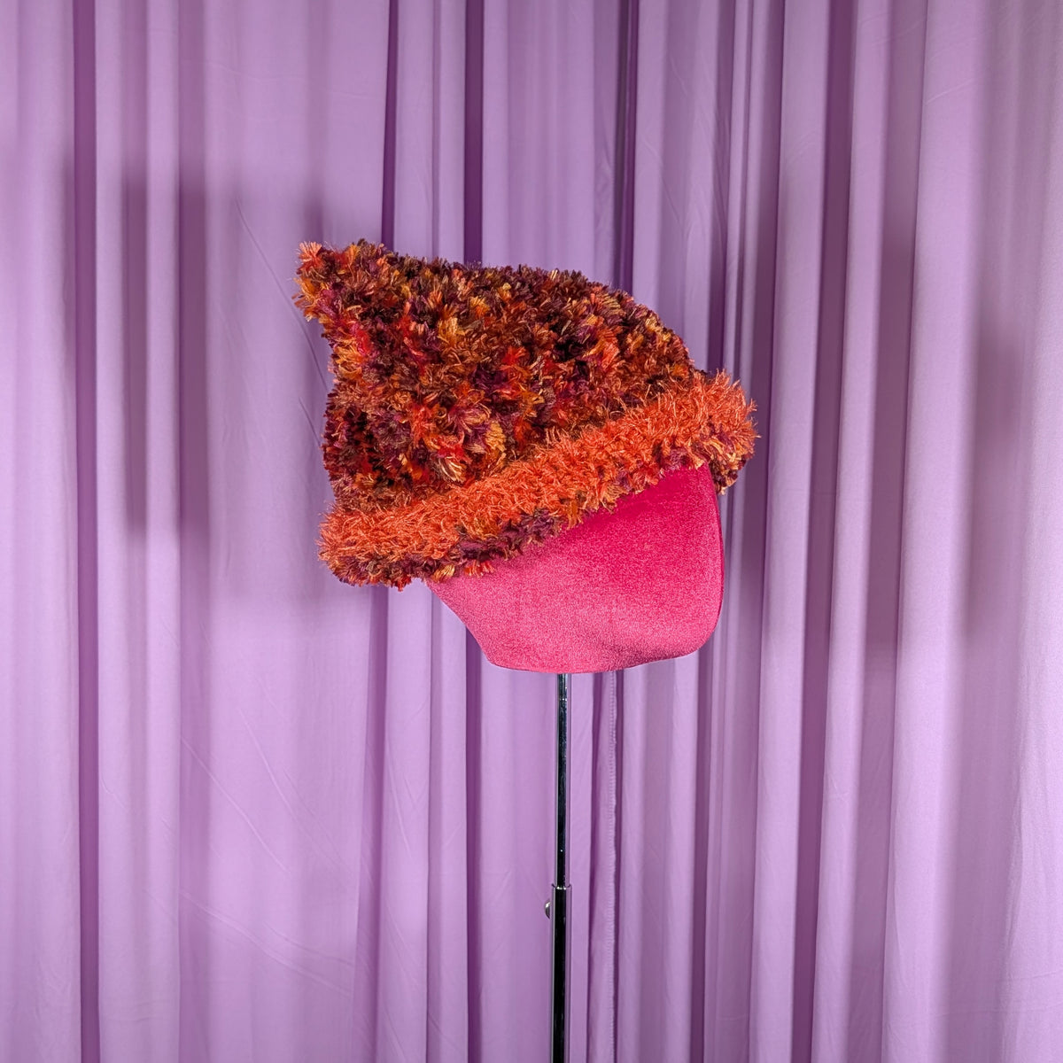 Amber Fuzzy Cat Hat